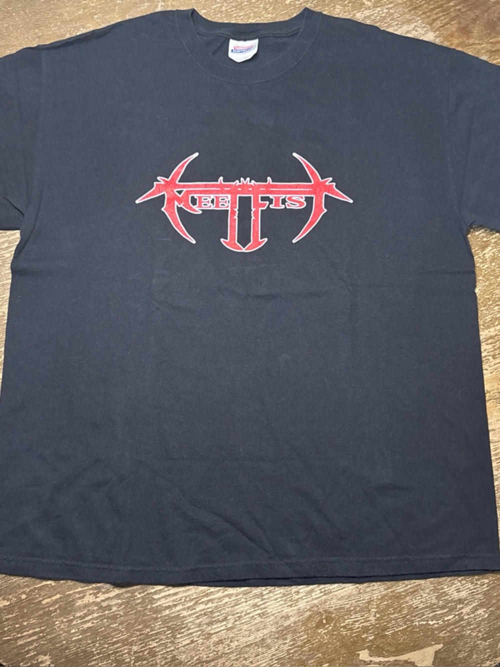 Black and red metal band t-shirt #metalhead